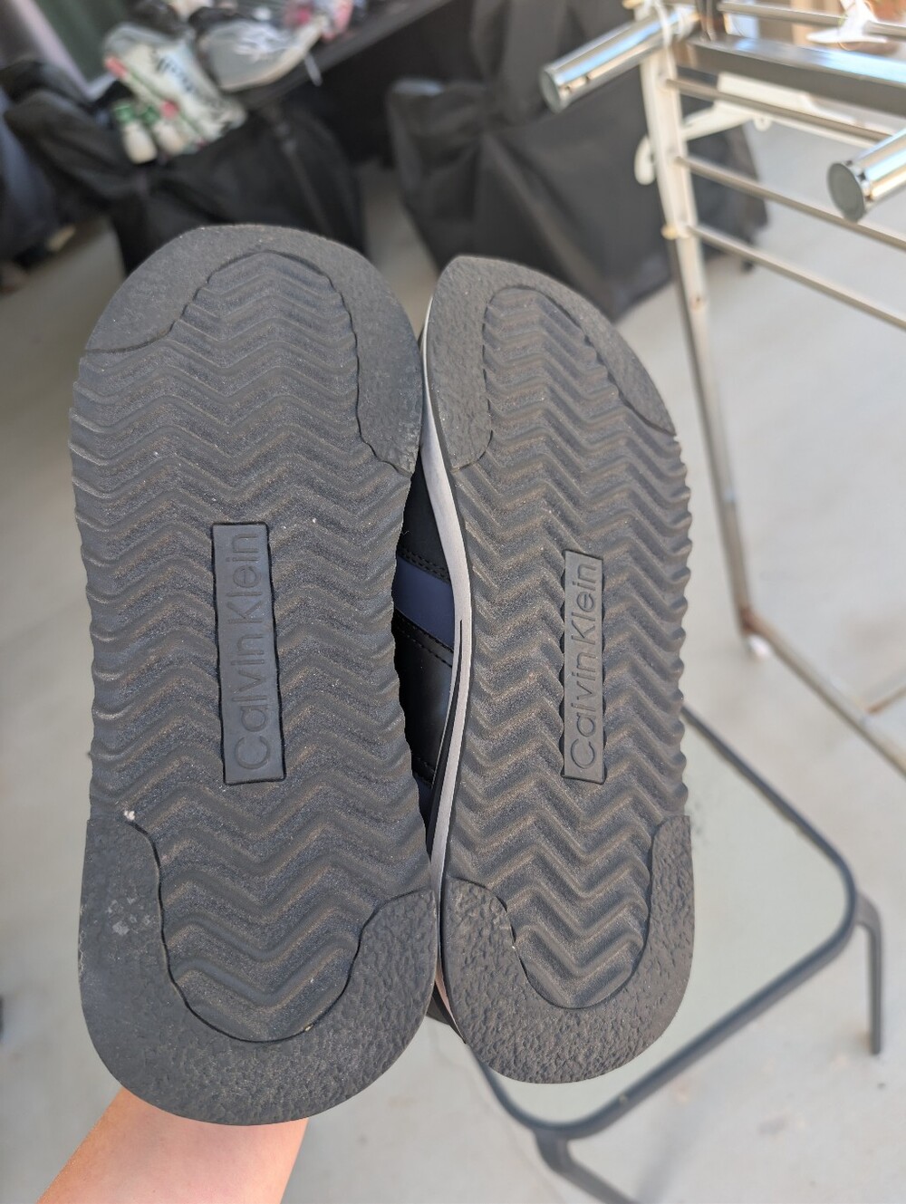 Men's Navy and Black Athletic Sneakers - Casual Comfort - Picture 7 of 7